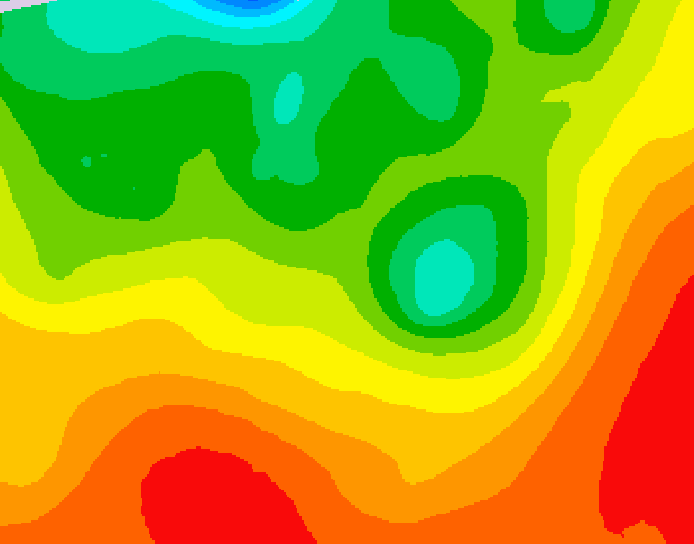 GDPS 500 millibar geopotential height 168 hour forecast chart for Canada based on 2026/08/14 0000Z data