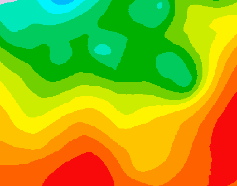GDPS 500 millibar geopotential height 198 hour forecast chart for Canada based on 2026/08/14 0000Z data