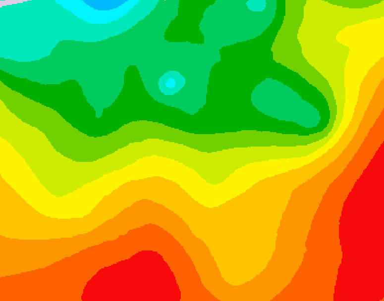 GDPS 500 millibar geopotential height 204 hour forecast chart for Canada based on 2026/08/14 0000Z data