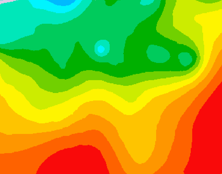 GDPS 500 millibar geopotential height 210 hour forecast chart for Canada based on 2026/08/14 0000Z data