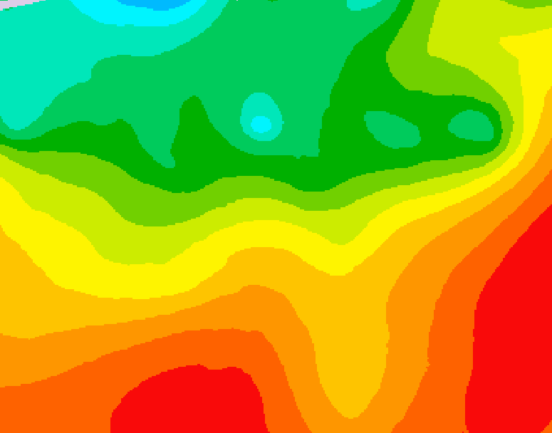 GDPS 500 millibar geopotential height 216 hour forecast chart for Canada based on 2026/08/14 0000Z data