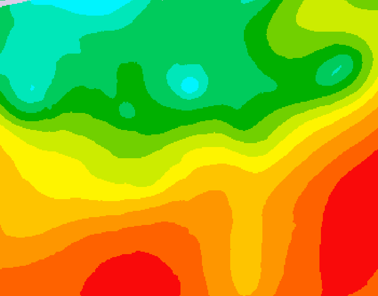 GDPS 500 millibar geopotential height 228 hour forecast chart for Canada based on 2026/08/14 0000Z data