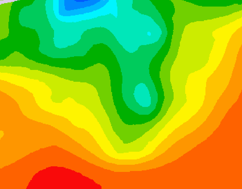 GDPS 500 millibar geopotential height 120 hour forecast chart for Canada based on 2026/08/14 1200Z data