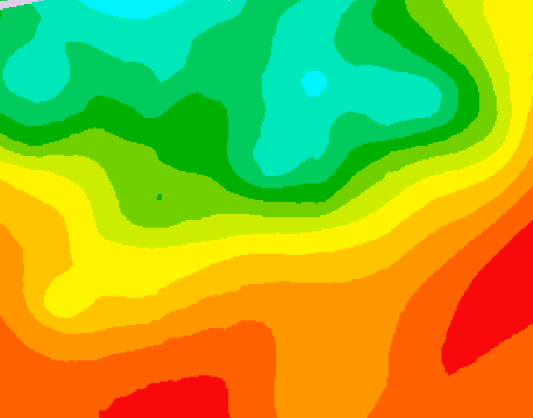 GDPS 500 millibar geopotential height 216 hour forecast chart for Canada based on 2026/08/14 1200Z data