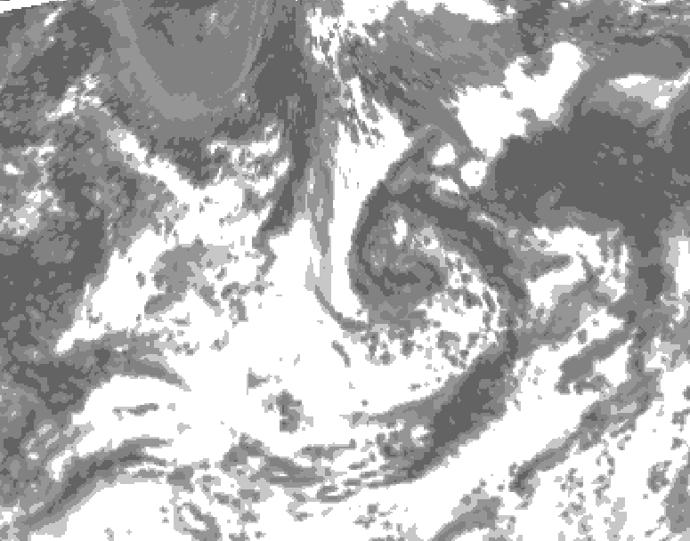 GDPS total cloud 144 hour forecast chart for Canada based on 2026/08/14 0000Z data