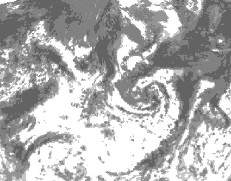 GDPS total cloud 168 hour forecast chart for Canada based on 2026/08/14 0000Z data