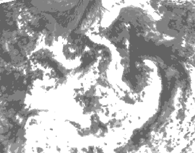 GDPS total cloud 168 hour forecast chart for Canada based on 2026/08/14 1200Z data