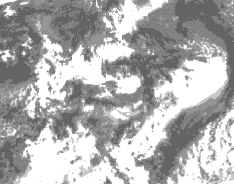 GDPS total cloud 216 hour forecast chart for Canada based on 2026/08/14 1200Z data