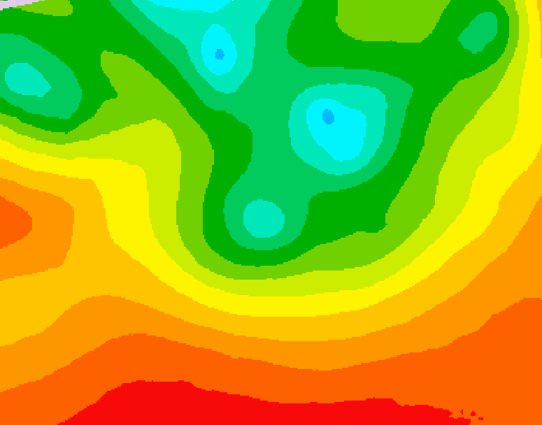 GDPS 500 millibar geopotential height 066 hour forecast chart for Canada based on 2026/08/15 0000Z data