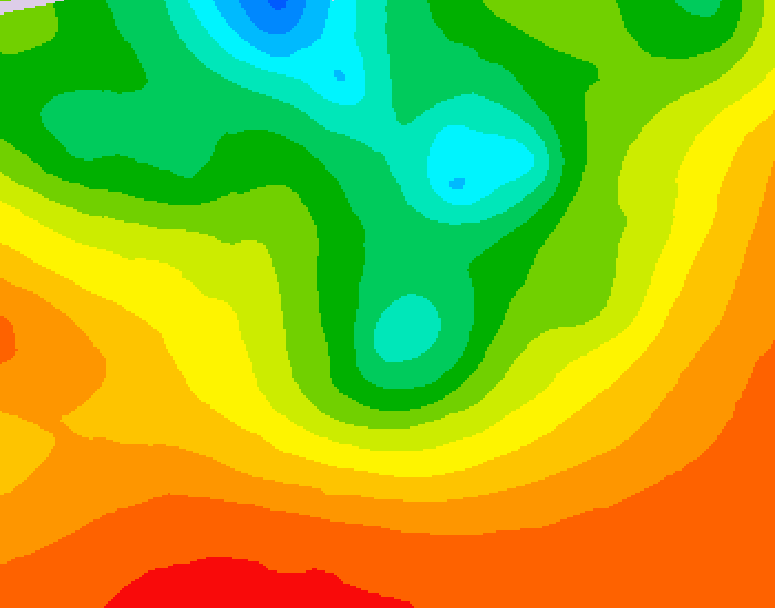 GDPS 500 millibar geopotential height 084 hour forecast chart for Canada based on 2026/08/15 0000Z data
