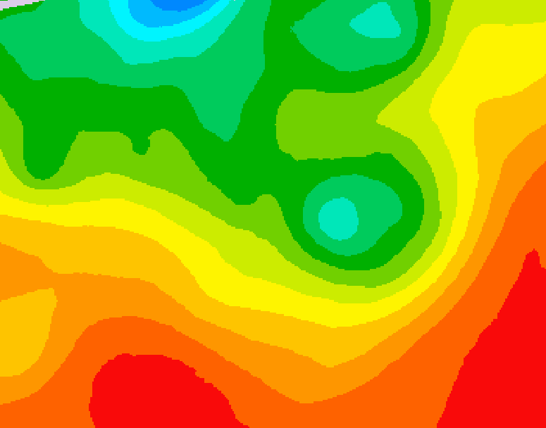 GDPS 500 millibar geopotential height 144 hour forecast chart for Canada based on 2026/08/15 0000Z data