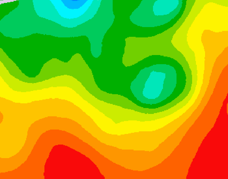 GDPS 500 millibar geopotential height 156 hour forecast chart for Canada based on 2026/08/15 0000Z data