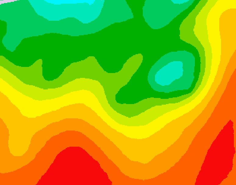 GDPS 500 millibar geopotential height 174 hour forecast chart for Canada based on 2026/08/15 0000Z data