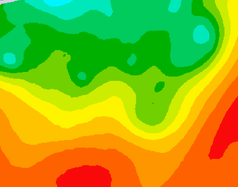 GDPS 500 millibar geopotential height 204 hour forecast chart for Canada based on 2026/08/15 0000Z data