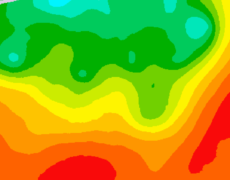 GDPS 500 millibar geopotential height 210 hour forecast chart for Canada based on 2026/08/15 0000Z data