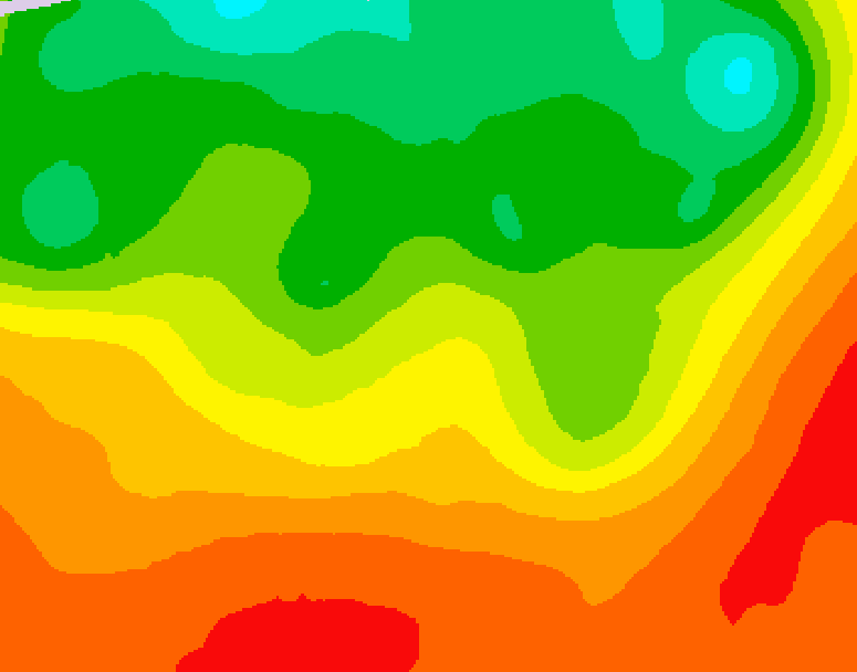 GDPS 500 millibar geopotential height 216 hour forecast chart for Canada based on 2026/08/15 0000Z data