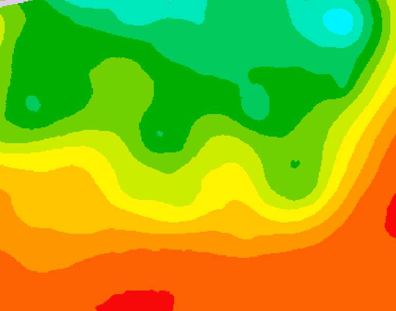 GDPS 500 millibar geopotential height 228 hour forecast chart for Canada based on 2026/08/15 0000Z data