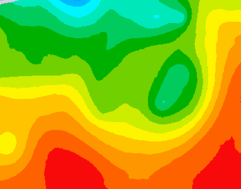 GDPS 500 millibar geopotential height 144 hour forecast chart for Canada based on 2026/08/15 1200Z data