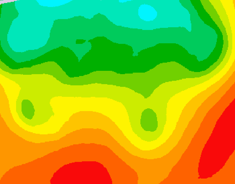GDPS 500 millibar geopotential height 192 hour forecast chart for Canada based on 2026/08/15 1200Z data