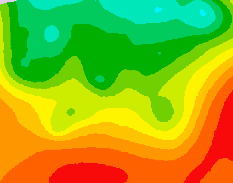 GDPS 500 millibar geopotential height 216 hour forecast chart for Canada based on 2026/08/15 1200Z data