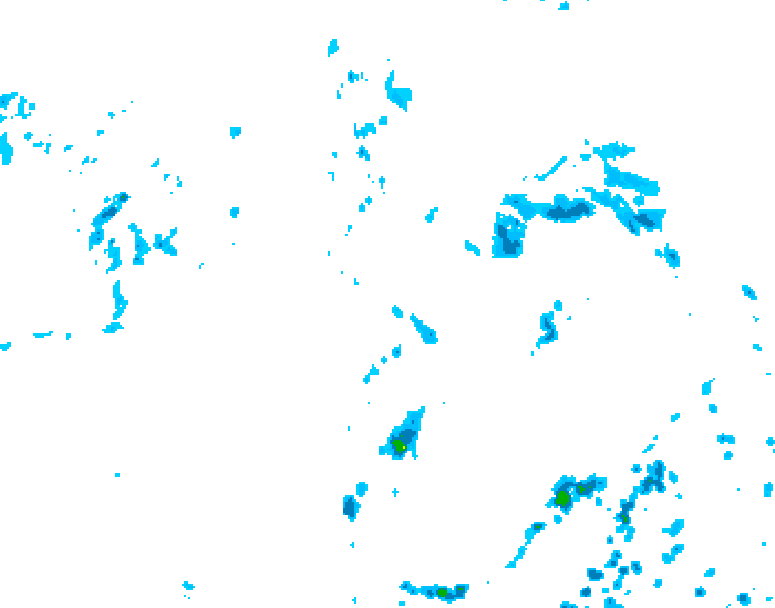 GDPS precipitation 156 hour forecast chart for Canada based on 2026/08/15 0000Z data