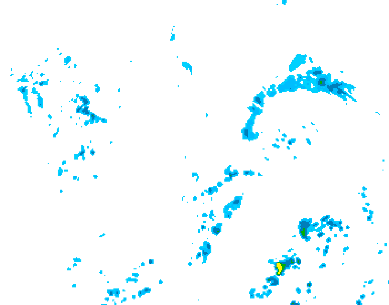 GDPS precipitation 168 hour forecast chart for Canada based on 2026/08/15 0000Z data