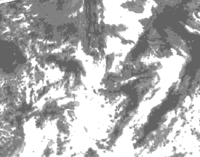GDPS total cloud 186 hour forecast chart for Canada based on 2026/08/15 0000Z data