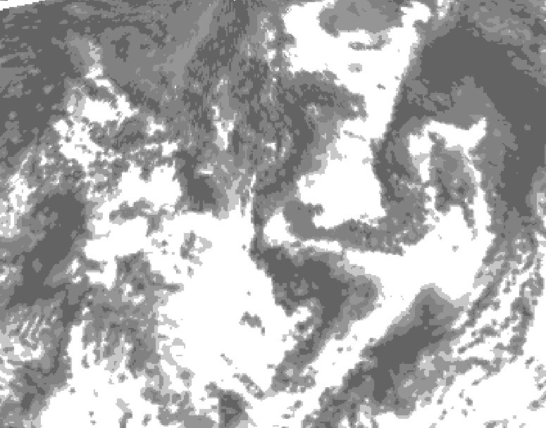 GDPS total cloud 168 hour forecast chart for Canada based on 2026/08/15 1200Z data