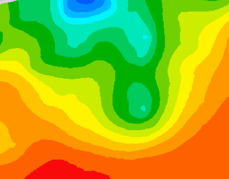 GDPS 500 millibar geopotential height 084 hour forecast chart for Canada based on 2026/08/16 0000Z data