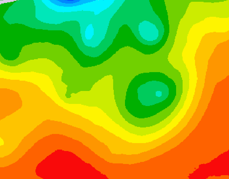 GDPS 500 millibar geopotential height 108 hour forecast chart for Canada based on 2026/08/16 0000Z data