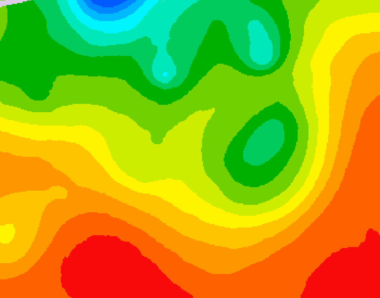 GDPS 500 millibar geopotential height 120 hour forecast chart for Canada based on 2026/08/16 0000Z data