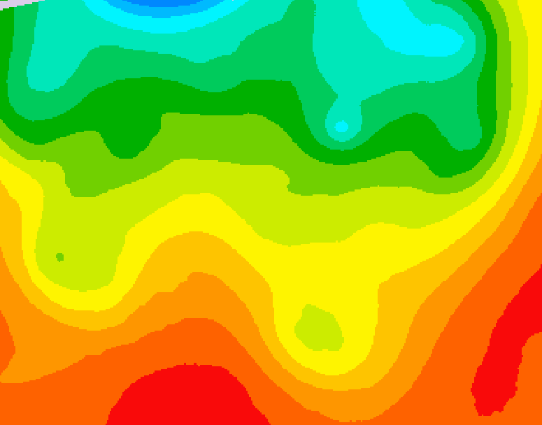 GDPS 500 millibar geopotential height 174 hour forecast chart for Canada based on 2026/08/16 0000Z data