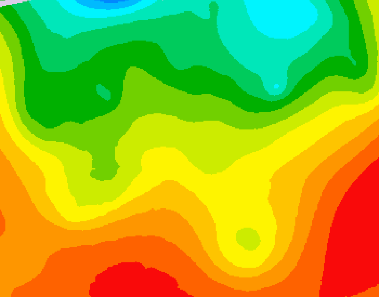 GDPS 500 millibar geopotential height 192 hour forecast chart for Canada based on 2026/08/16 0000Z data