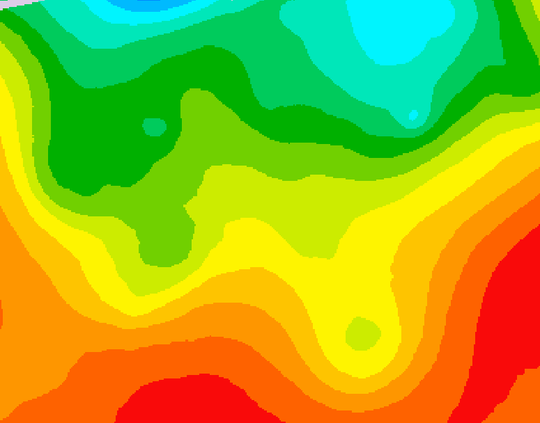 GDPS 500 millibar geopotential height 198 hour forecast chart for Canada based on 2026/08/16 0000Z data