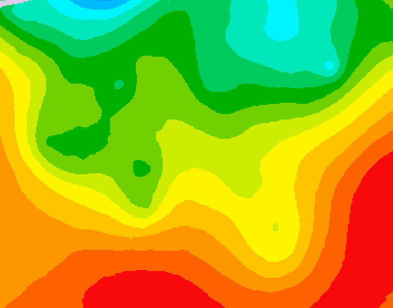GDPS 500 millibar geopotential height 210 hour forecast chart for Canada based on 2026/08/16 0000Z data