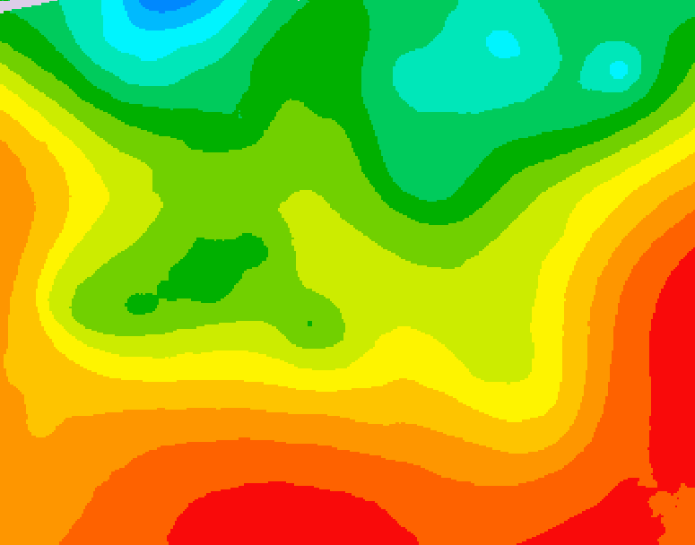 GDPS 500 millibar geopotential height 228 hour forecast chart for Canada based on 2026/08/16 0000Z data