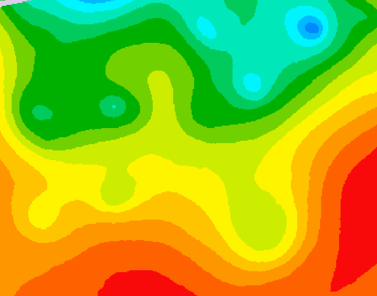 GDPS 500 millibar geopotential height 192 hour forecast chart for Canada based on 2026/08/16 1200Z data