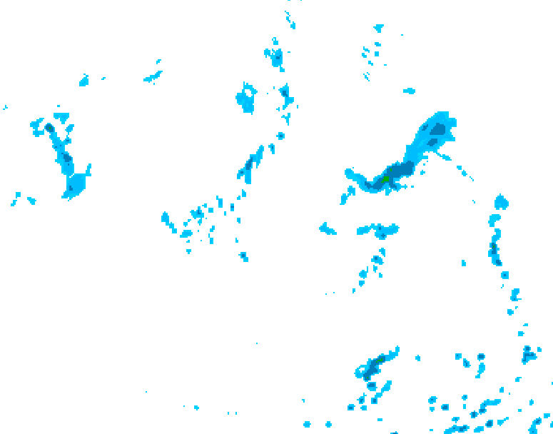 GDPS precipitation 114 hour forecast chart for Canada based on 2026/08/16 0000Z data