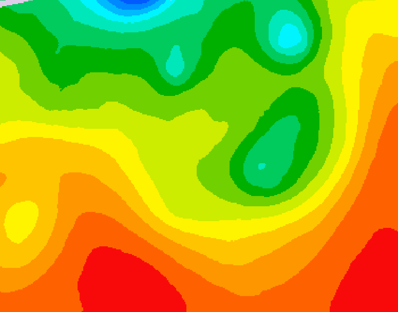 GDPS 500 millibar geopotential height 108 hour forecast chart for Canada based on 2026/08/17 0000Z data