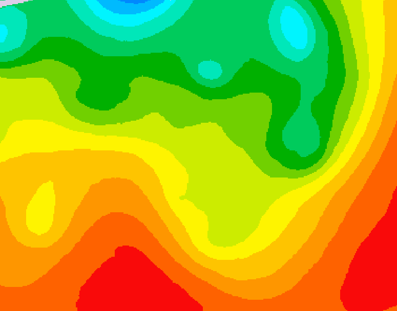 GDPS 500 millibar geopotential height 132 hour forecast chart for Canada based on 2026/08/17 0000Z data