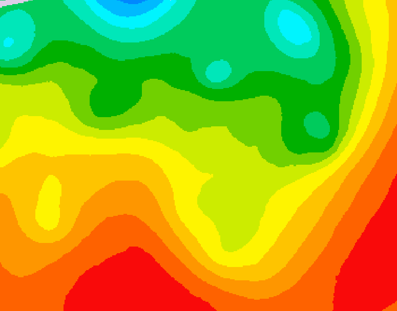 GDPS 500 millibar geopotential height 138 hour forecast chart for Canada based on 2026/08/17 0000Z data