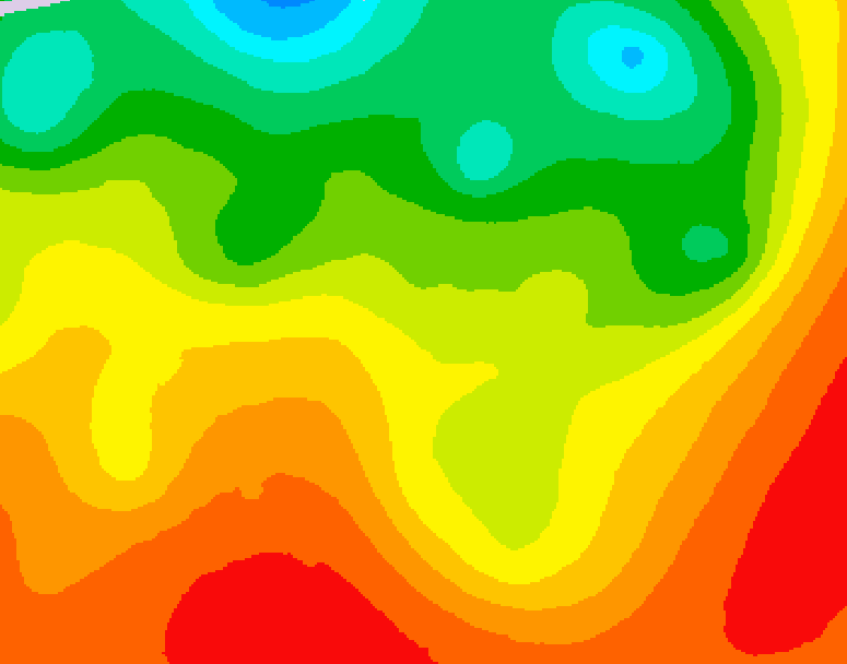 GDPS 500 millibar geopotential height 144 hour forecast chart for Canada based on 2026/08/17 0000Z data