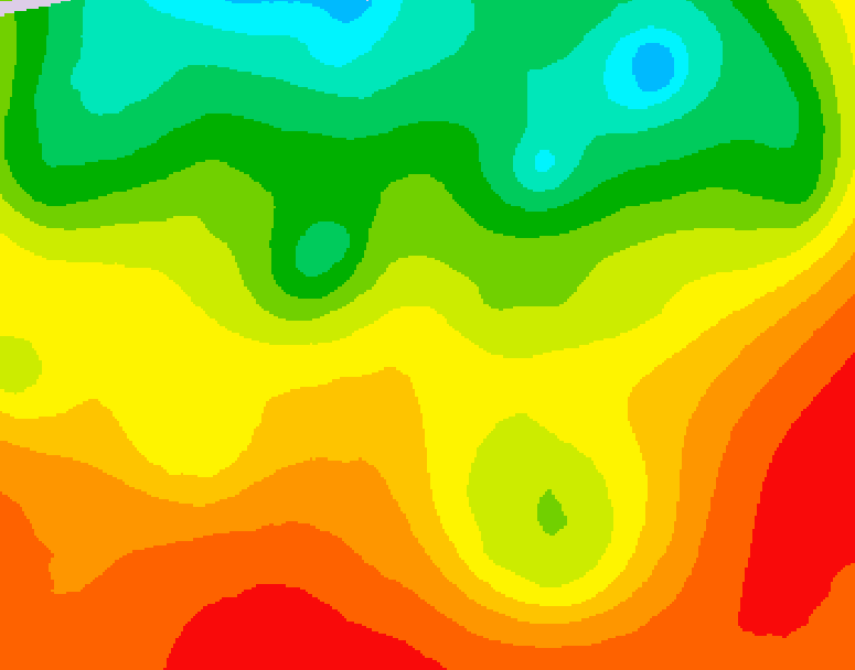GDPS 500 millibar geopotential height 162 hour forecast chart for Canada based on 2026/08/17 0000Z data