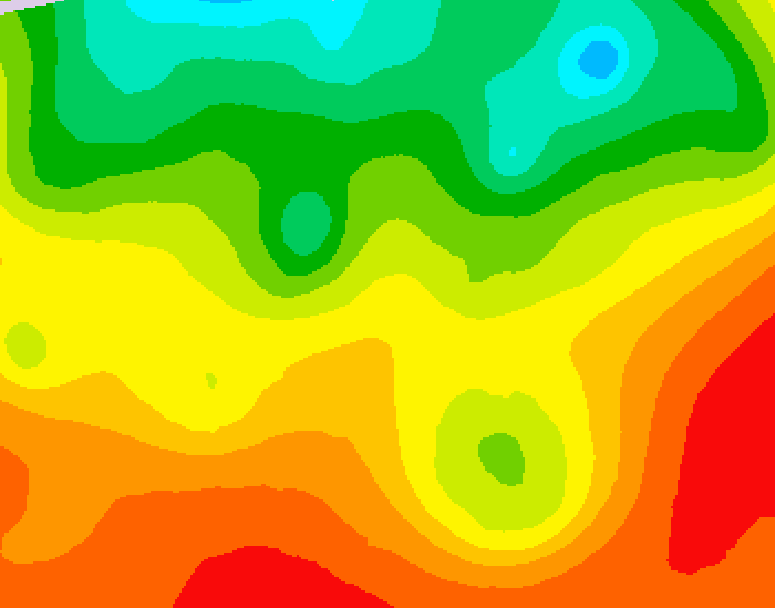 GDPS 500 millibar geopotential height 168 hour forecast chart for Canada based on 2026/08/17 0000Z data