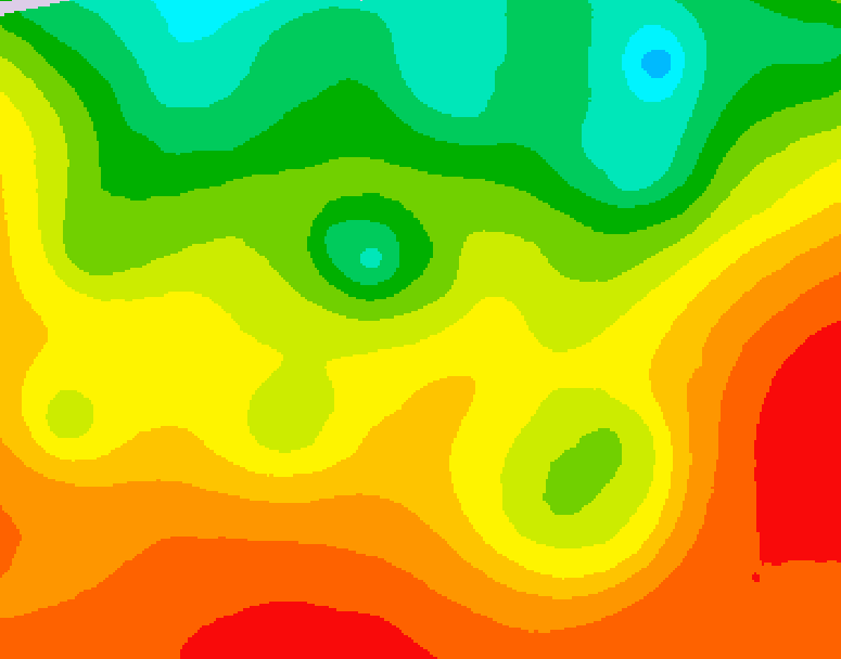 GDPS 500 millibar geopotential height 186 hour forecast chart for Canada based on 2026/08/17 0000Z data