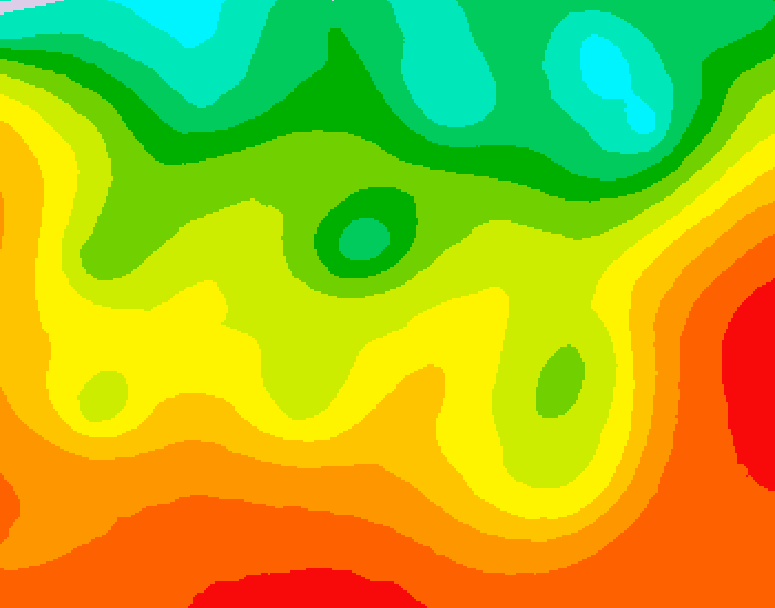 GDPS 500 millibar geopotential height 198 hour forecast chart for Canada based on 2026/08/17 0000Z data