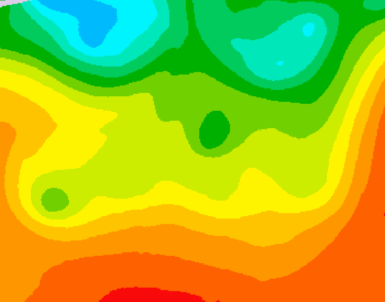 GDPS 500 millibar geopotential height 240 hour forecast chart for Canada based on 2026/08/17 0000Z data