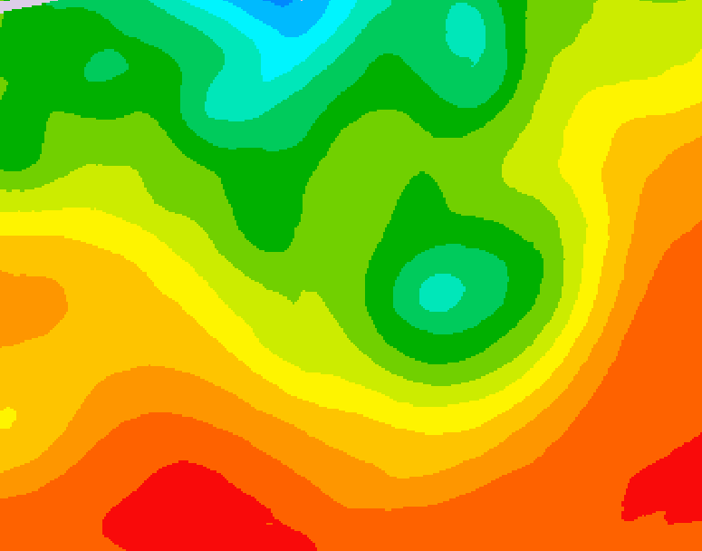 GDPS 500 millibar geopotential height 072 hour forecast chart for Canada based on 2026/08/17 1200Z data