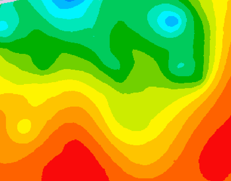GDPS 500 millibar geopotential height 120 hour forecast chart for Canada based on 2026/08/17 1200Z data