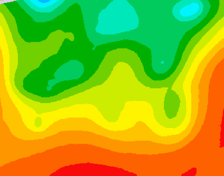 GDPS 500 millibar geopotential height 192 hour forecast chart for Canada based on 2026/08/17 1200Z data